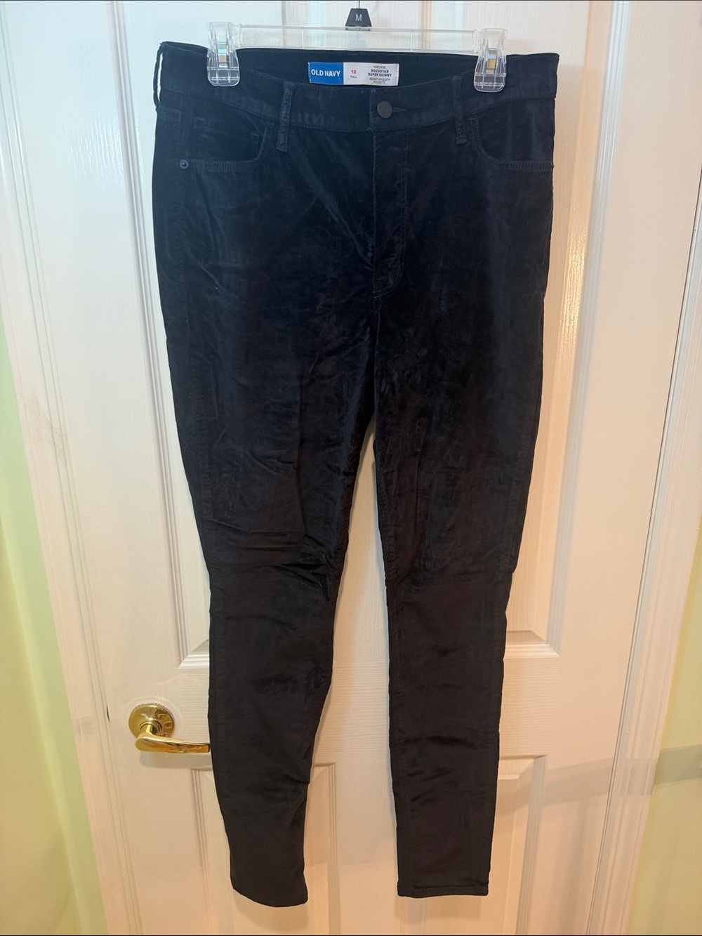 Old Navy Black Women's Skinny Corduroy Pants